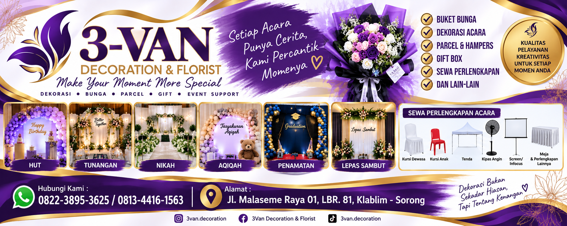 3-VAN Decoration & Florist services
